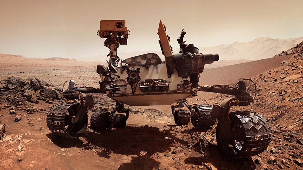 The Curiosity rover