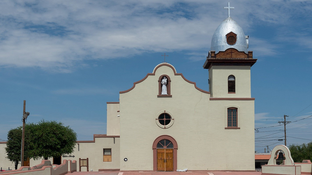 The Ysleta Mission in El Paso, Texas